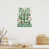 Poster Kame: Longevity & Wisdom Art260050006 (Cuisine)