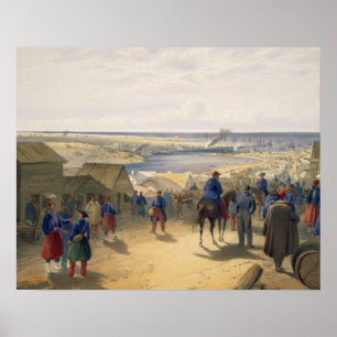 Poster Kamiesch, plat 'de Seat de guerre dans l'East