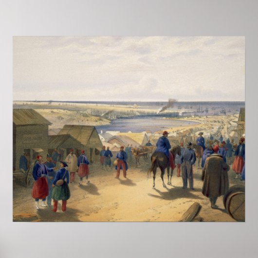 Poster Kamiesch, plate from 'The Seat of War in the East' (Devant)