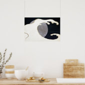 Poster Kamisaka Sekka Tatsunami (A Cresting Wave) (Cuisine)