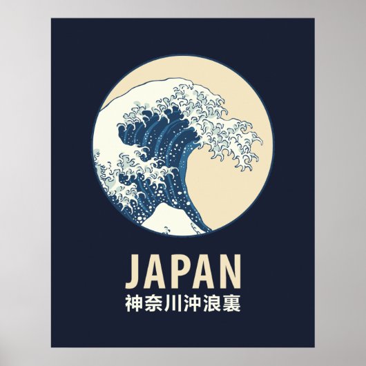 Poster Kanagawa, Japon (Devant)
