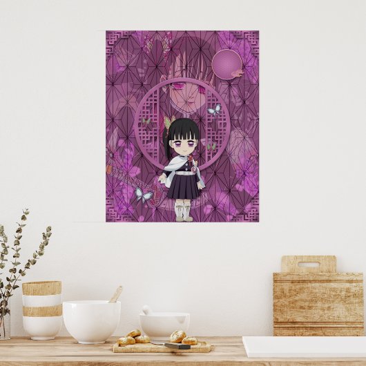 Poster Kanao Tsuyuri Chibi (Cuisine)