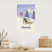 Poster Kandahar Garmisch Partenkirchen Germany Ski Resort (Cuisine)