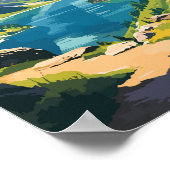 Poster Kandersteg Suisse Travel Art Vintage (Coin)