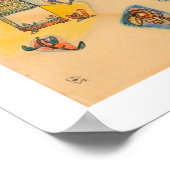 Poster Kandinsky, 1915 - Aquarelle sans titre (Coin)