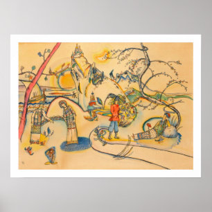 Poster Kandinsky, 1915 - Aquarelle sans titre