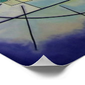 Poster Kandinsky 1925/jaune/rouge/bleu/pixdezines (Coin)