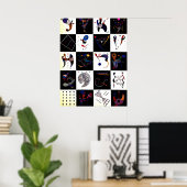 Poster Kandinsky - 4x5=20, (Bureau à domicile)