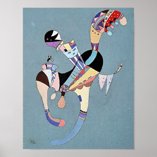 Poster Kandinsky - A Floating Figure (Devant)
