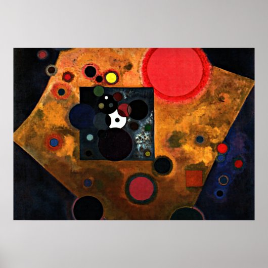 Poster Kandinsky - Accent sur le Rose (Devant)