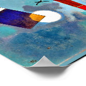 Poster Kandinsky - Art rond et pointé, coloré (Coin)