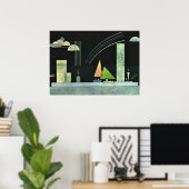 Poster Kandinsky - Au repos (Bureau à domicile)
