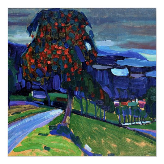 Poster Kandinsky - Automne à Murnau (Devant)