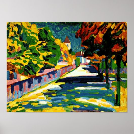 Poster Kandinsky - Automne en Bavière, (Devant)