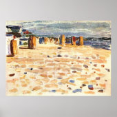 Poster Kandinsky - Beach Baskets in Holland (Devant)