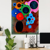 Poster Kandinsky - Black Increasing, (Bureau à domicile)