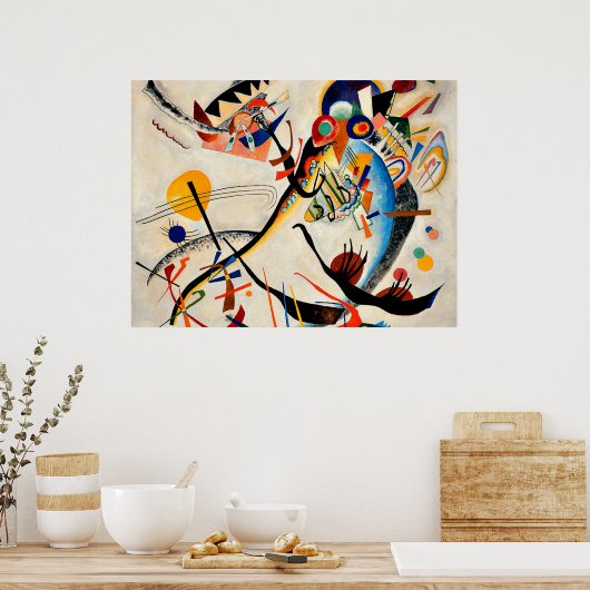 Poster Kandinsky - Blue Segment (Cuisine)