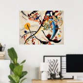 Poster Kandinsky - Blue Segment (Bureau à domicile)