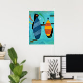 Poster Kandinsky - Both Striped (Bureau à domicile)