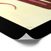 Poster Kandinsky Brown avec Supplément peinture Abstraite (Coin)