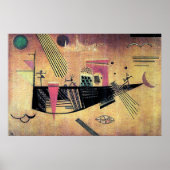 Poster Kandinsky - Capricieux, peinture célèbre, (Devant)