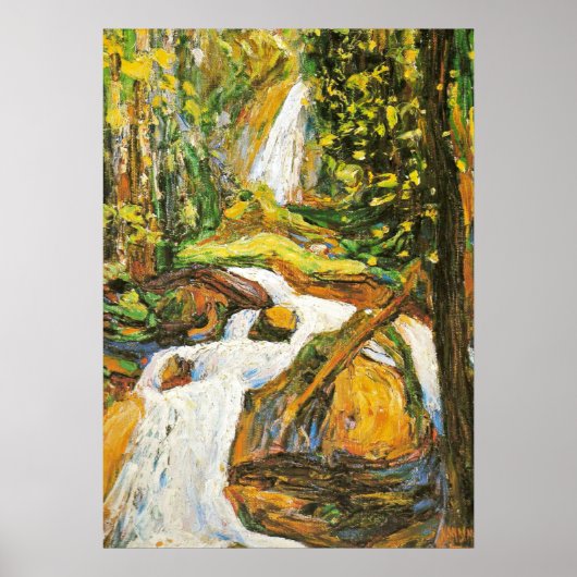 Poster Kandinsky - Cascade de Kochel I (Devant)