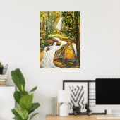 Poster Kandinsky - Cascade de Kochel I (Bureau à domicile)