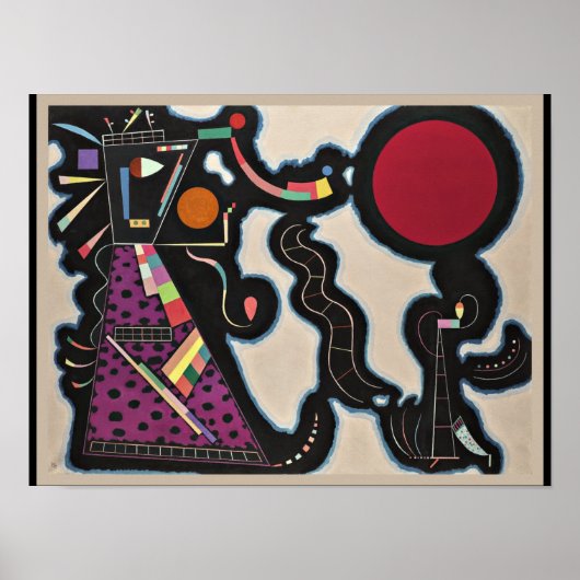 Poster Kandinsky - Cercle rouge (Devant)