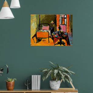 Poster Kandinsky - Chambre à coucher en Aintmillerstrasse