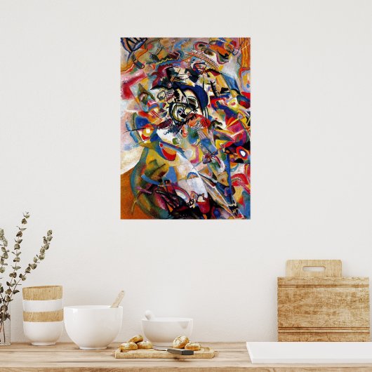 Poster Kandinsky Composition VII Peinture Abstraite (Cuisine)