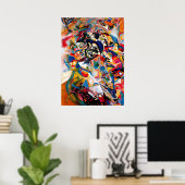 Poster Kandinsky Composition VII Peinture Abstraite (Bureau à domicile)