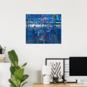Poster Kandinsky - Couple à cheval (Bureau à domicile)