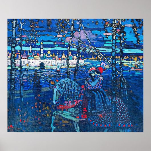 Poster Kandinsky - Couple à cheval (Devant)