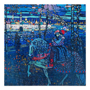 Poster Kandinsky - Couple à cheval
