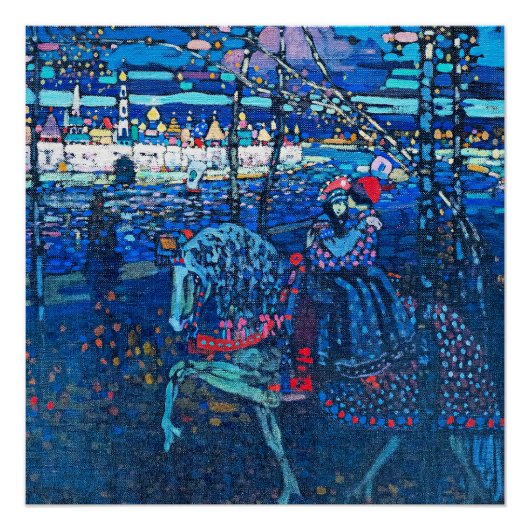 Poster Kandinsky - Couple à cheval (Devant)