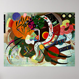 Poster Kandinsky - Courbe Dominante