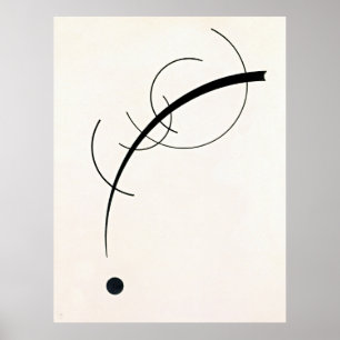 Poster Kandinsky - Courbe libre