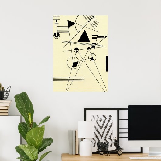 Poster Kandinsky - Dessin pour Point (Bureau à domicile)