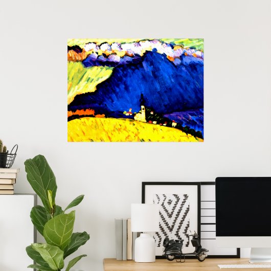 Poster Kandinsky - Dunaberg (Bureau à domicile)