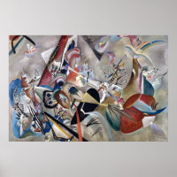 Kandinsky En Gris Oeuvre Abstraite