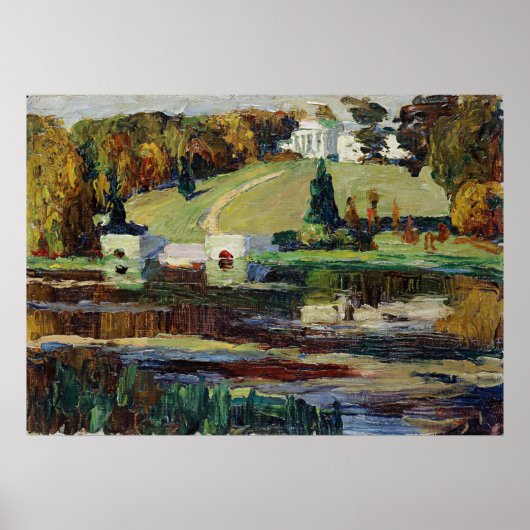 Poster Kandinsky - Esquisse pour l'automne d'Achtyrka (Devant)
