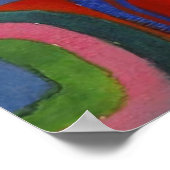 Poster Kandinsky Farbstudie Quadrate Carrés Colorés (Coin)