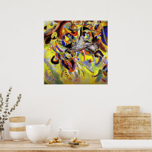 Poster Kandinsky - Fugue, peinture abstraite,