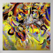 Poster Kandinsky - Fugue, peinture abstraite, (Devant)