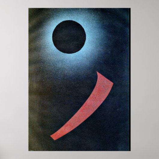 Poster Kandinsky - gris et noir (Devant)