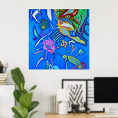Poster Kandinsky - Groupement (Bureau à domicile)