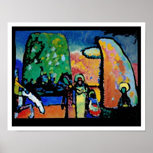 Poster Kandinsky, Improvisation 2, Beaux-Arts, (Devant)