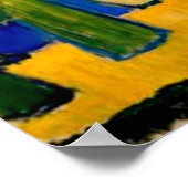 Poster Kandinsky : Improvisation 3, peinture de paysage (Coin)