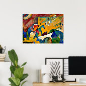 Poster Kandinsky : Improvisation 3, peinture de paysage (Bureau à domicile)