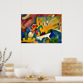 Poster Kandinsky : Improvisation 3, peinture de paysage (Cuisine)